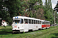 Tatra-T3SU #592-593 26-го маршрута на улице Героев Труда