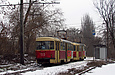 Tatra-T3SU #592-593 26-го маршрута на Московском проспекте возле перекрестка с улицей Свистуна