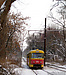 Tatra-T3SU #595-596 23-го маршрута на Московском проспекте в районе остановки "улица Свистуна"