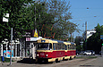 Tatra-T3SU #595-596 маршрута 16-А на улице Веснина возле улицы Мироносицкой