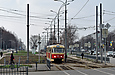 Tatra-T3SU #595-596 26-го маршрута на проспекте Тракторостроителей перед перекрестком с улицей Героев Труда