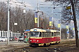 Tatra-T3SU #595-596 26-го маршрута на улице Сумской возле парка им. Горького