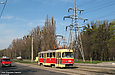 Tatra-T3SU #598 5-го маршрута на улице Морозова