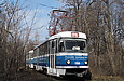Tatra-T3SU #598-599 26-го маршрута на конечной станции "Юго-Восточная"