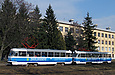 Tatra-T3SU #598-599 26-го маршрута на Московском проспекте перед отправлением от остановки "Станкостроительная"