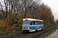 Tatra-T3SU #598 27-го маршрута на улице Академика Павлова в районе въезда Тевелева
