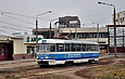 Tatra-T3SU #598 8-го маршрута на конечной станции "602-й микрорайон"