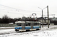 Tatra-T3SU #598 23-го маршрута на проспекте Тракторостроителей в районе остановки "Сады"