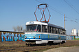 Tatra-T3SU #598 27-го маршрута на улице Академика Павлова возле одноименной станции метро