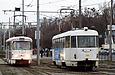 Tatra-T3SU #598 и #700 на улице Героев Труда возле одноименной станции метро