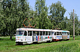 Tatra-T3SU #598-586 23-го маршрута на проспекте Тракторостроителей между остановками "606-й микрорайон" и "Улица Валентиновская"