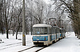 Tatra-T3SU #598-599 26-го маршрута на Московском проспекте возле станции метро "Индустриальная"