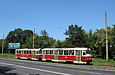 Tatra-T3SU #600-660 26-го маршрута на Журавлевском спуске