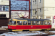 Tatra-T3SU #600 8-го маршрута на конечной станции "602-й микрорайон"