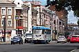 Tatra-T3SU #600 27-го маршрута на улице Молочной возле перекрестка с улицей Плехановской