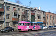 Tatra-T3SU #617 27-го маршрута на улице Кирова возле остановки "Проспект Гагарина"