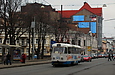 Tatra-T3SU #625 5-го маршрута на улице Полтавский Шлях