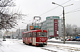 Tatra-T3SU #625 27-го маршрута на улице Академика Павлова возле Салтовского переулка