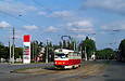 Tatra-T3SU #625 27-го маршрута на Московском проспекте возле универмага "Харьков"