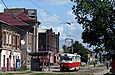 Tatra-T3SU #625 27-го маршрута на улице Октябрьской Революции в районе улицы Кривомазова