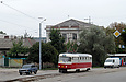 Tatra-T3SU #625 27-го маршрута на улице Москалевской возле улицы Основянской