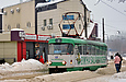 Tatra-T3SU #625 8-го маршрута на Салтовском шоссе отправился от конечной станции "602 микрорайон"