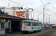 Tatra-T3SU #625 5-го маршрута перед отправлением от конечной "Улица Одесская"