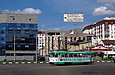 Tatra-T3SU #625 8-го маршрута на Московском проспекте возле станции метро "Защитников Украины"