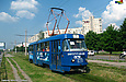 Tatra-T3SU #629 2-го маршрута на проспекте Победы