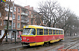 Tatra-T3SU #629 8-го маршрута на проспекте Героев Сталинграда (остановка "Троллейбусное депо №2")