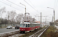 Tatra-T3SU #630-591 26-го маршрута на улице Шевченко в районе улицы Митрофановской