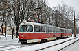 Tatra-T3SU #630-591 26-го маршрута на проспекте Тракторостроителей возле дома №102