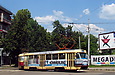 Tatra-T3SU #630-591 26-го маршрута на перекрестке улиц Мироносицкой и Веснина