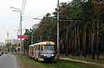 Tatra-T3SU #630-591 26-го маршрута на улице Героев труда в районе остановки "Сосновый бор"