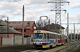 Tatra-T3SU #630-591 26-го маршрута на улице Шевченко в районе улицы Кольцовской