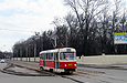 Tatra-T3SU #631 27-го маршрута на Московском проспекте возле универмага "Харьков"