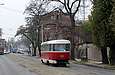 Tatra-T3SU #631 27-го маршрута на улице 1-й Конной Армии в районе улицы Полтавской
