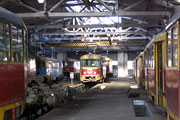 Tatra-T3SU #632 в производственном корпусе Салтовского трамвайного депо