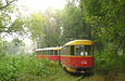 Tatra-T3SU #635-636 23-го маршрута выходит с конечной "Станция Лосево"
