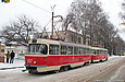Tatra-T3SU #637-638 на улице Молодой Гвардии возле медпункта ХКП "Горэлектротранс"