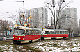 Tatra-T3SU #637-638 изменённого 23-го маршрута на конечной станции "602-й микрорайон"