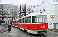 Tatra-T3SU #637-638 на разворотном кольце конечной станции "Проспект Гагарина"