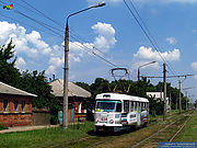 Tatra-T3SU #638 маршрута 27-Г на улице Шевченко возле улицы Кисловодской