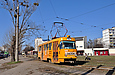 Tatra-T3SU #638 8-го маршрута на конечной станции "602-й микрорайон"