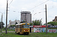 Tatra-T3SU #638 27-го маршрута на улице Академика Павлова возле улицы Пешкова