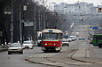 Tatra-T3SU #638 27-го маршрута на проспекте Московском возле перекрестка с улицей Броненосца "Потемкин"