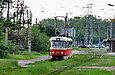 Tatra-T3SU #638 8-го маршрута на улице Академика Павлова в районе Салтовского переулка