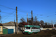 Tatra-T3SUCS #638 8-го маршрута на улице Академика Павлова в районе улицы Семиградской