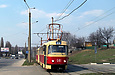 Tatra-T3SU #641-642 23-го маршрута на проспекте Тракторостроителей в районе улицы Танковой