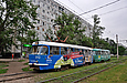 Tatra-T3SU #643-663 23-го маршрута на проспекте Тракторостроителей напротив Дворца пионеров